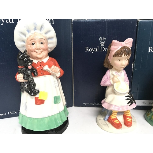 1041 - Boxed Royal Doulton Nursery Rhyme collection figures including Old King Cole, Humpty Dumpty, Little ... 