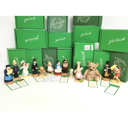 1050 - A collection of Beswick porcelain figures including Punch and Judy, Alice in Wonderland, Trumpton et... 