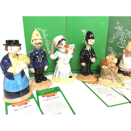 1050 - A collection of Beswick porcelain figures including Punch and Judy, Alice in Wonderland, Trumpton et... 