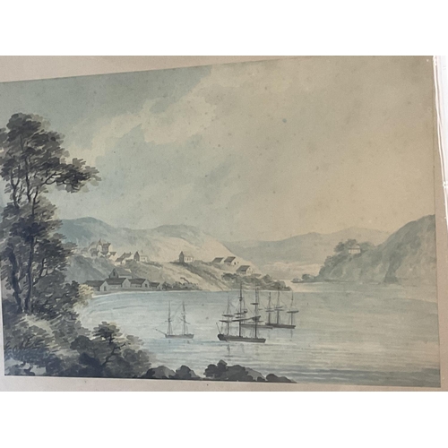 1543 - A collection of early 19th century watercolours, possibly colonial, postage category D