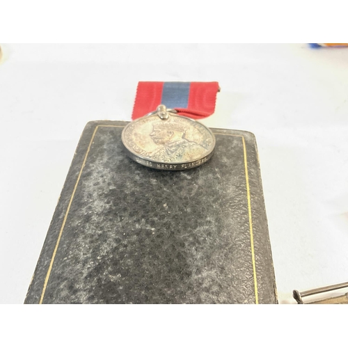 1691 - A WW1 medal awarded to 2 Lieut S S Baskett. Along with other medals awarded to W Flanders and J Flan... 