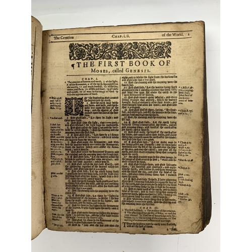 1751 - An early leather bound bible titled The Booke of Common Prayer, and administration of sacraments. Pr... 