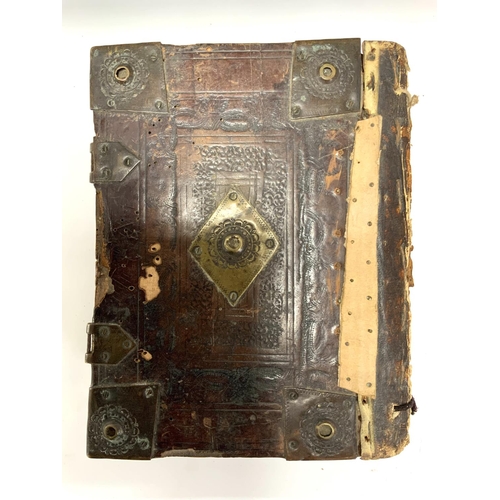 1751 - An early leather bound bible titled The Booke of Common Prayer, and administration of sacraments. Pr... 