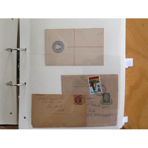 1759 - Lever arch file containing about 200 Postal Stationery items (some scarce) for countries starting 