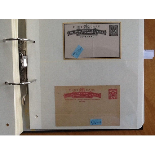 1759 - Lever arch file containing about 200 Postal Stationery items (some scarce) for countries starting 