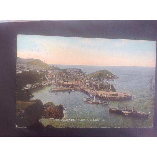 1780 - 2 Albums comprising about 180 postcards mostly pre 1920 (majority Edwardian). Greetings, comic and s... 