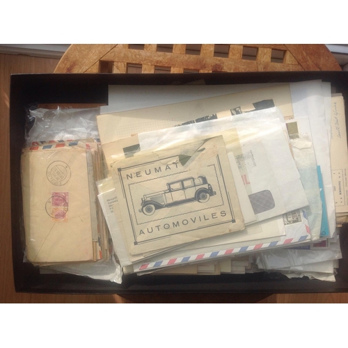 1781 - Large box with covers and cards all world mainly mid 20th century of First Flight Covers, First Day ... 