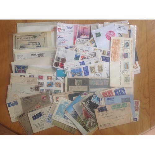 1781 - Large box with covers and cards all world mainly mid 20th century of First Flight Covers, First Day ... 