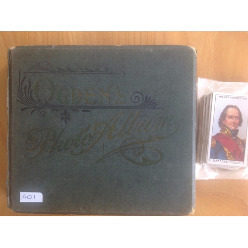 1782 - An Original (and unique) Ogdens Album for cigarette cards (in a cellophane bag). This album was post... 