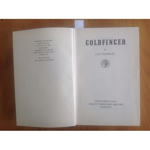 1783 - Ian Flemings Goldfinger (in a cellophane bag). First Impression, first edition 1959 (1)