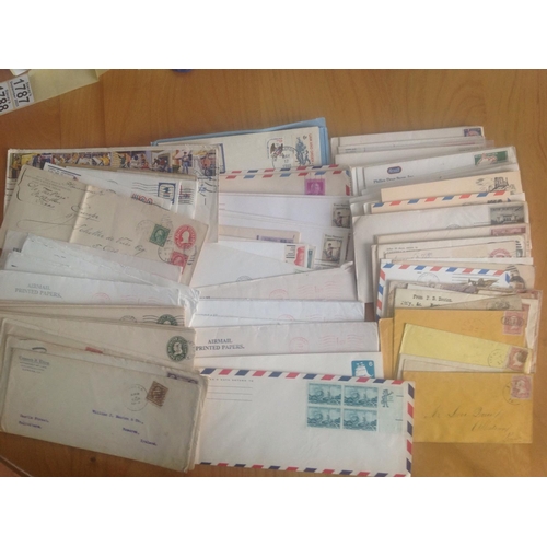 1787 - Large Box of USA Covers and cards, many 100s. First Day Covers (inc pre WW2), postal stationery and ... 