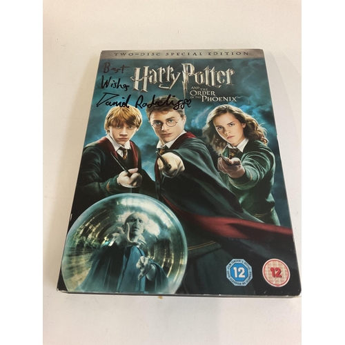 1803 - A signed Harry Potter order of the phoenix dvd signed by Daniel Radcliffe.