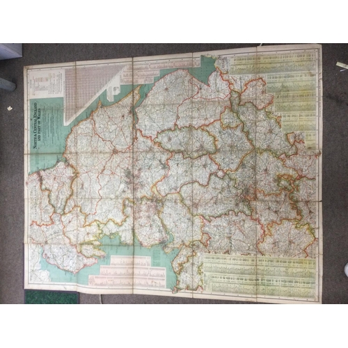 1806 - A GW Bacon & Co map of North & Central England. Shipping category A.- NO RESERVE