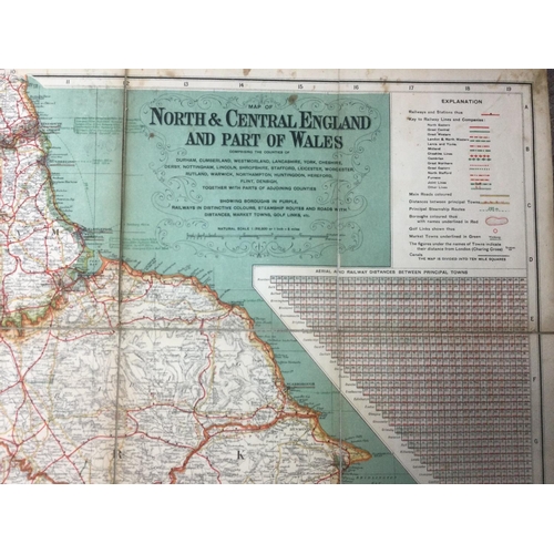 1806 - A GW Bacon & Co map of North & Central England. Shipping category A.- NO RESERVE