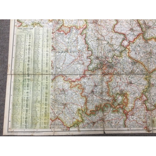 1806 - A GW Bacon & Co map of North & Central England. Shipping category A.- NO RESERVE