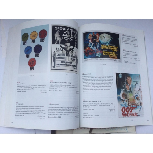 1809 - Three Christie's auction catalogues comprising a Film & Entertainment sale, a James Bond specialist ... 