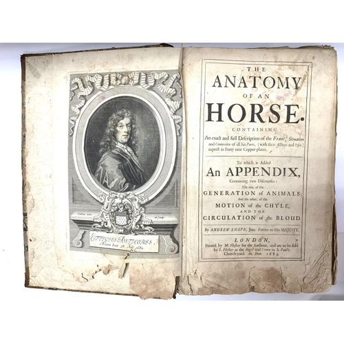 1813 - The Anatomy of an Horse. Containing an exact and full Description of the Frame, Andrew Snape, Publis... 