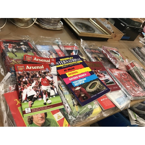 1817 - Arsenal programmes from the 1970s onwards