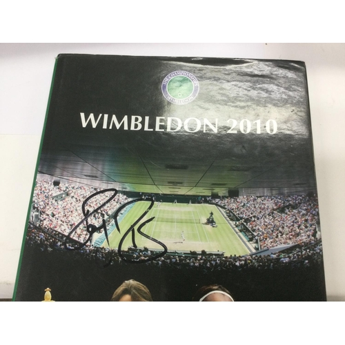 1827 - Eight signed sporting books. Names include Freddie Flintoff, Roger Federer and others. Shipping cate... 