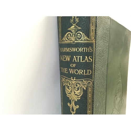 1836 - A copy of Harmsworths new atlas of the world. No visible date but suspected to be circa 1920s. Posta... 