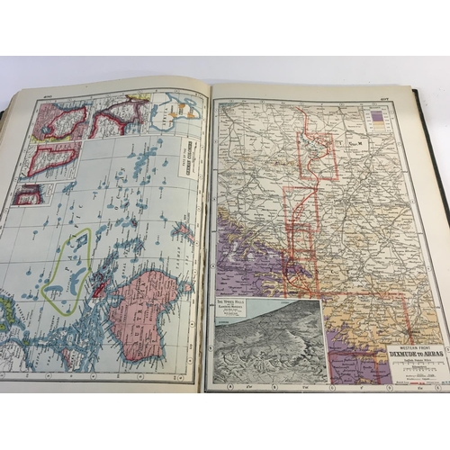 1836 - A copy of Harmsworths new atlas of the world. No visible date but suspected to be circa 1920s. Posta... 