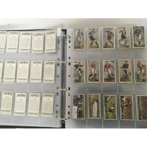 1858 - An album containing an extensive collection of well presented Players Cigarette cards