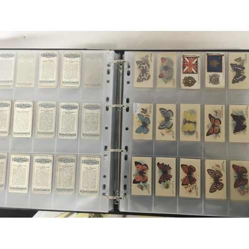 1858 - An album containing an extensive collection of well presented Players Cigarette cards