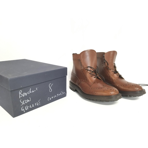 1963 - Trickers Malton brogue Mens boots, size 8. Sold as New.