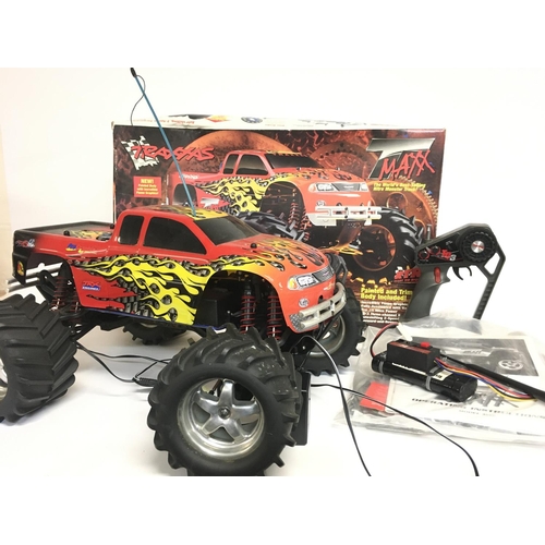 1968 - Vintage Traxxas TMax Nitro RC Truck with original box, Manual and controller. Model number 4910. Not... 