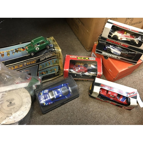 2088 - Scalextric cars, track and subbuteo