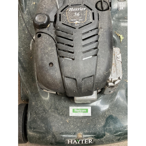 2162 - Hayter Harrier 56 Autodrive Electric Start Mower. Not tested. Postage category D