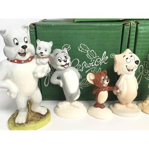 814 - Boxed Beswick figurines including Spike & Tyke, Tom & Jerry, Fred Flintstone etc. No obvious damage ... 