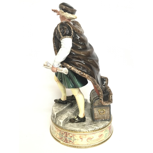 817 - A Boxed Royal Doulton Limited edition Christopher Columbus figure, postage category D