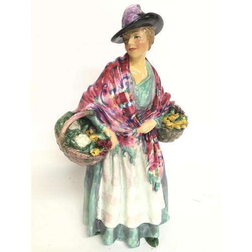 828 - A Rare Royal Doulton porcelain figure, RoseMany Sue. 24CM tall. HN1757. No obvious large damage or r... 