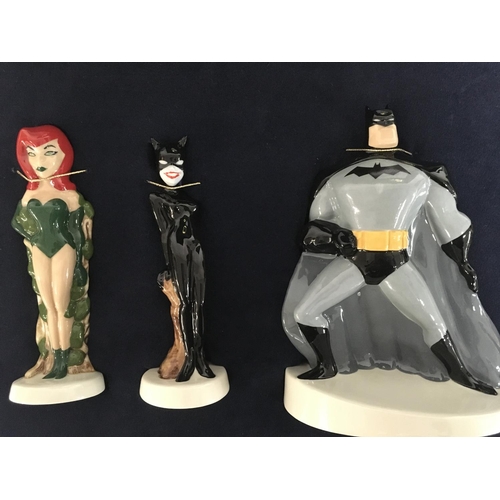 832 - A limited edition Batman Wade Ceramic character Set In Presentation Case 1999, number 158 of 200. Wi... 