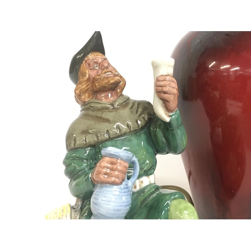 833 - Boxed Royal Doulton Archives Burslem Artwares Peking Lampbase and figures Robin Hood & The Coachman.... 