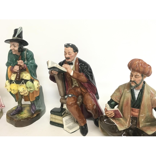 839 - A collection of Royal Doulton Porcelain figurines including The Lobster Man HN2317, The China Repair... 