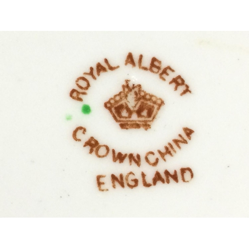 858 - Royal Albert Crown China Tea set , postage cat D