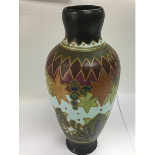 877 - A Dutch art pottery Astra vase, approx 34.5cm. Shipping category D- NO RESERVE