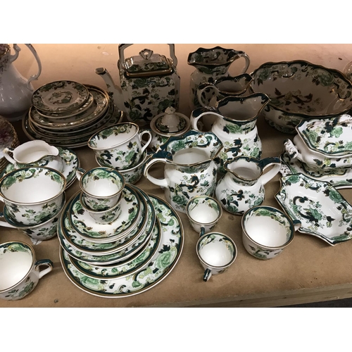 956 - A Collection of Masons ware including tea sets plates jugs and dishes.