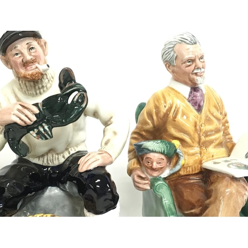 978 - Royal Doulton figurines including Master Sweep, The Judge, Pride and Joy, The Lobster Man, Friar Tuc... 