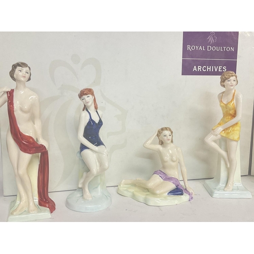 979 - A collection of Royal Doulton and special edition colourway boxed figures including Bathing Beauty H... 