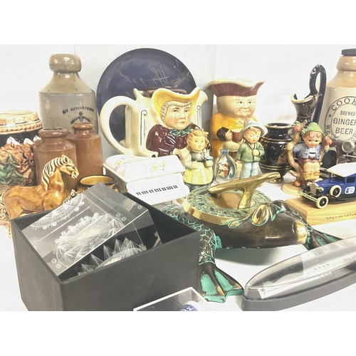 982 - A collection of ceramics and other items Including Goebel figures, Coalport boxed Bassetts figure, S... 