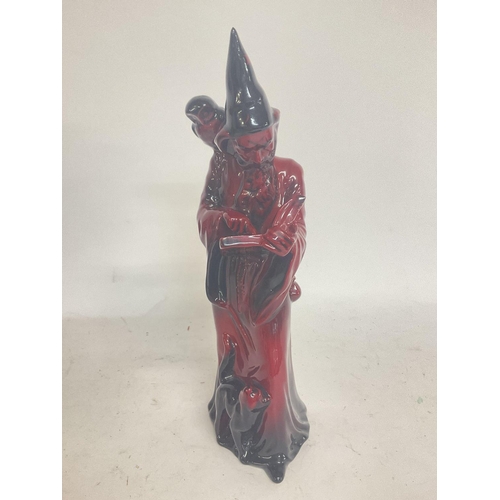 984 - A Royal Doulton Not Produced For Sale Flambe Wizard Figure. No obvious damage or restoration. Postag... 