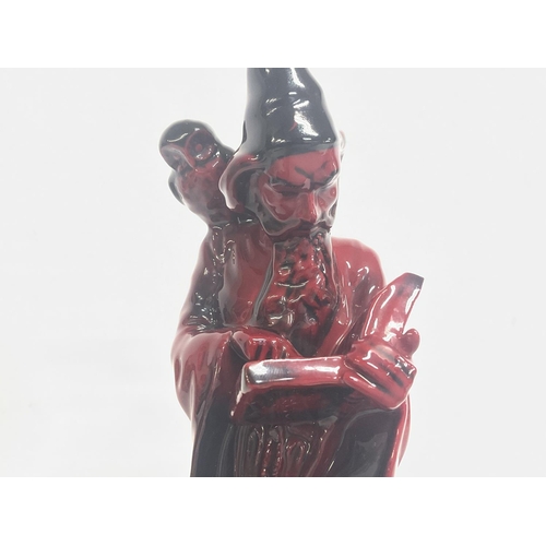 984 - A Royal Doulton Not Produced For Sale Flambe Wizard Figure. No obvious damage or restoration. Postag... 