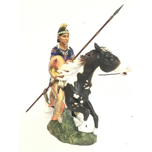 987 - A Royal Doulton Prestige limited edition of 500 figure, Indian Brave HN2376. No obvious damage or re... 