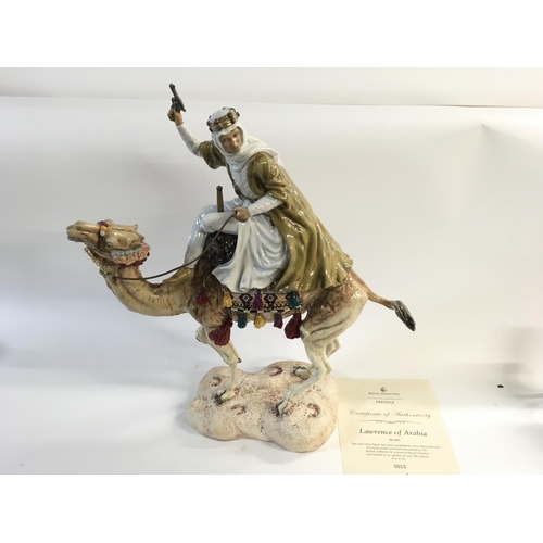 999 - An extremely rare Royal Doulton Lawerence of Arabia figure model HN 4695. Limited edition number 15 ... 