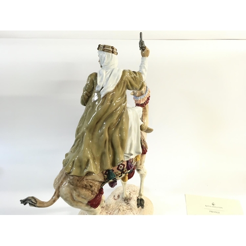 999 - An extremely rare Royal Doulton Lawerence of Arabia figure model HN 4695. Limited edition number 15 ... 