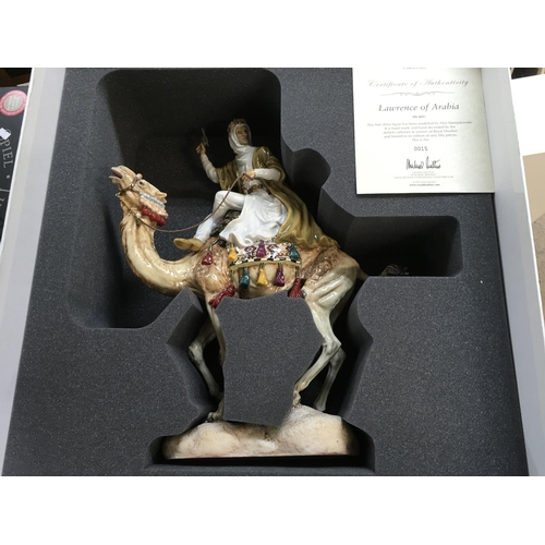 999 - An extremely rare Royal Doulton Lawerence of Arabia figure model HN 4695. Limited edition number 15 ... 