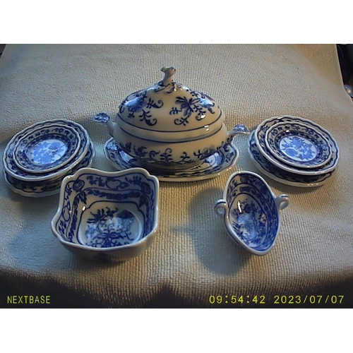 930 - Boxed Cesky Porcelain miniature coffee & dinner set , postage category D